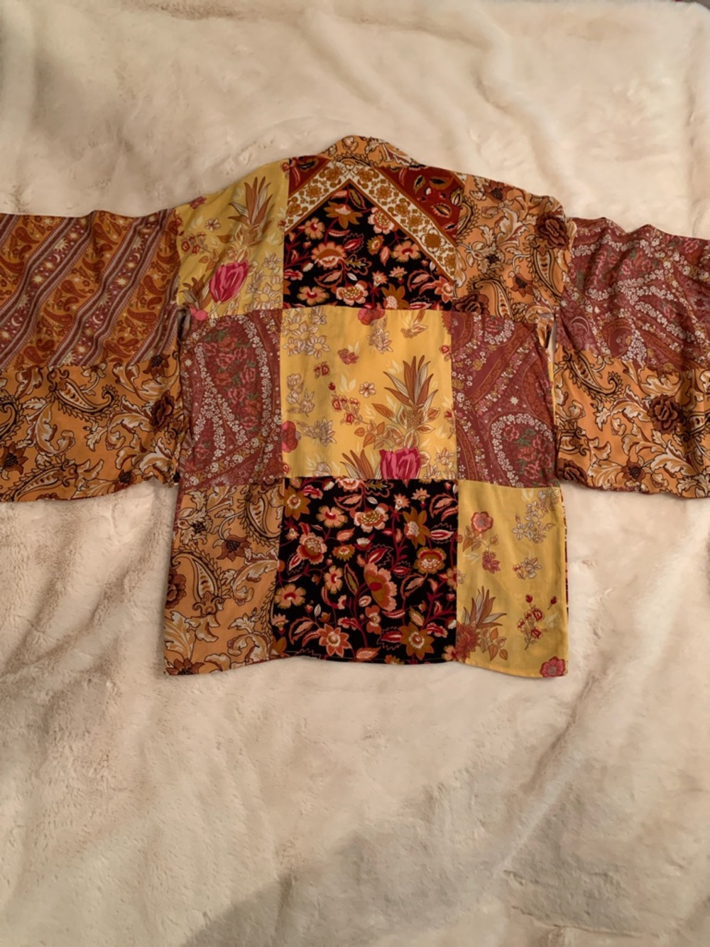 Spell Renew Patchwork Robe Amber - Picture 7 of 11
